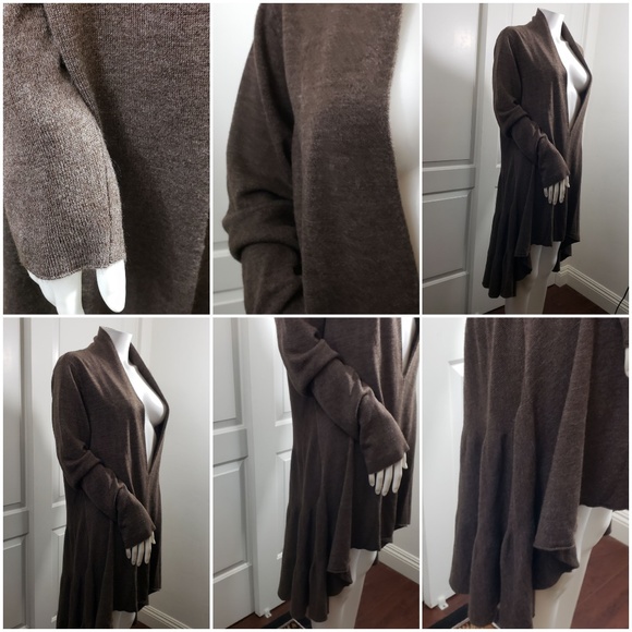 Elegant Brown Women's Sweater - Picture 5 of 7